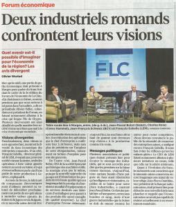 Deux industriels romands confrontent leurs visions